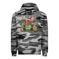 Slate Camo christmas reindeer Premium Hoodie - MaliasSmallBusiness