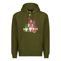 Army Green christmas tree Premium Hoodie - MaliasSmallBusiness