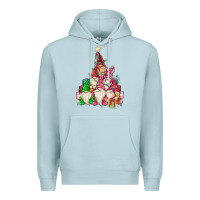Blue Mist christmas tree Premium Hoodie - MaliasSmallBusiness