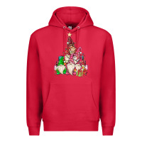 Cardinal christmas tree Premium Hoodie - MaliasSmallBusiness