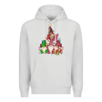 Dove Grey christmas tree Premium Hoodie - MaliasSmallBusiness