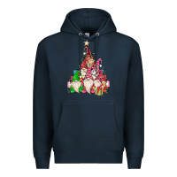 Navy christmas tree Premium Hoodie - MaliasSmallBusiness