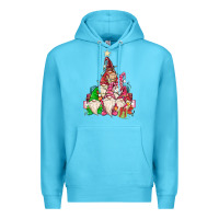 Ocean Blue christmas tree Premium Hoodie - MaliasSmallBusiness
