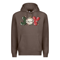 Coffee joy to the world Premium Hoodie - MaliasSmallBusiness