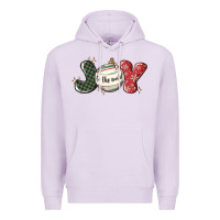 Lilac joy to the world Premium Hoodie - MaliasSmallBusiness
