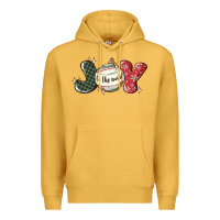 Mustard joy to the world Premium Hoodie - MaliasSmallBusiness