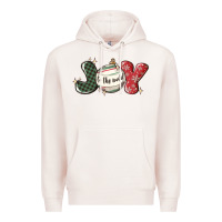 Pale Pink joy to the world Premium Hoodie - MaliasSmallBusiness