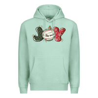 Seafoam joy to the world Premium Hoodie - MaliasSmallBusiness