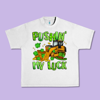Pushin' My Luck Urban Heavy Tee Designed By Artiststas