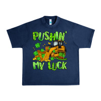 Navy pushin' my luck Urban Heavy Tee - Artiststas