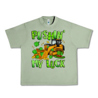 Oil Green pushin' my luck Urban Heavy Tee - Artiststas