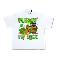 White pushin' my luck Urban Heavy Tee - Artiststas