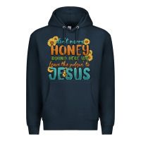 Navy don't worry honey 'round here we Premium Hoodie - MaliasSmallBusiness