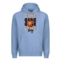 Colony Blue game day basketball bal Premium Hoodie - MaliasSmallBusiness