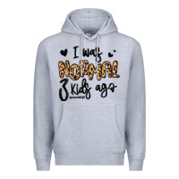 Heather Grey i was normal three kids ago momlife Premium Hoodie - MaliasSmallBusiness