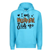 Ocean Blue i was normal three kids ago momlife Premium Hoodie - MaliasSmallBusiness