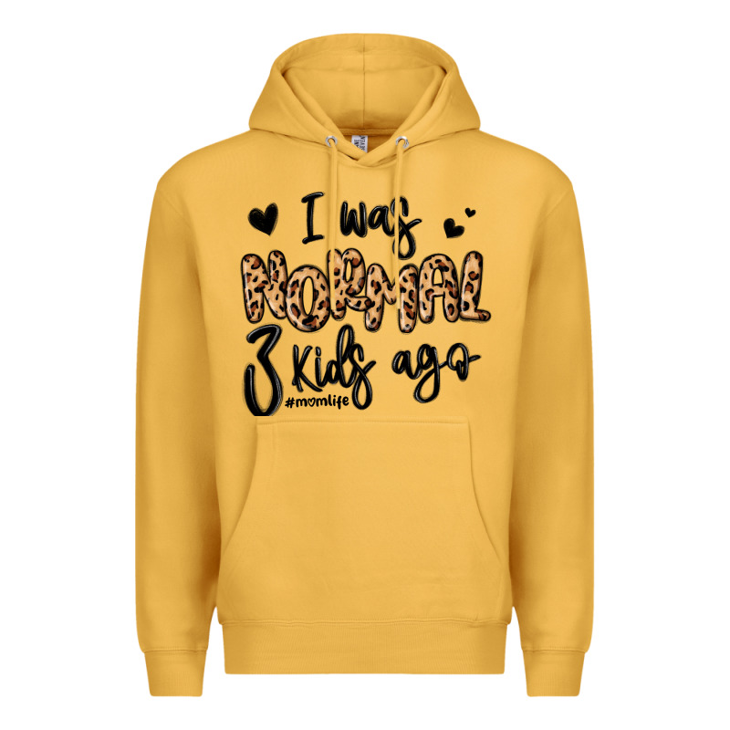 I Was Normal Three Kids Ago Momlife Premium Hoodie by MaliasSmallBusiness | Teevron