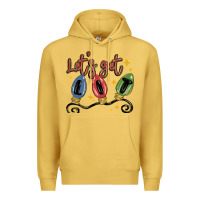 Antique Gold let's get lit Premium Hoodie - MaliasSmallBusiness