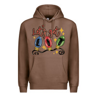 Chestnut let's get lit Premium Hoodie - MaliasSmallBusiness