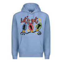 Colony Blue let's get lit Premium Hoodie - MaliasSmallBusiness
