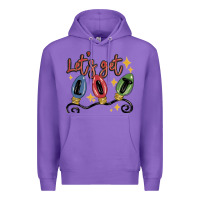 Purple let's get lit Premium Hoodie - MaliasSmallBusiness