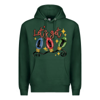 Sports Green let's get lit Premium Hoodie - MaliasSmallBusiness