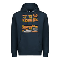 Navy custom name kitchen tools Premium Hoodie - MaliasSmallBusiness