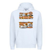 White custom name kitchen tools Premium Hoodie - MaliasSmallBusiness