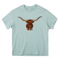 Arona texas longhorn illustration Heavy Core Tee - CowhideDigitalArt