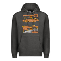 Charcoal Heather custom name kitchen tools Premium Hoodie - MaliasSmallBusiness