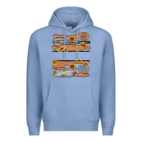 Colony Blue custom name kitchen tools Premium Hoodie - MaliasSmallBusiness