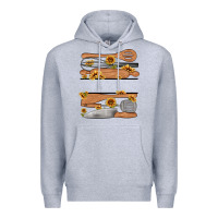 Heather Grey custom name kitchen tools Premium Hoodie - MaliasSmallBusiness
