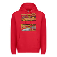 Red custom name kitchen tools Premium Hoodie - MaliasSmallBusiness