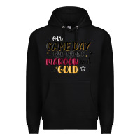 Black on game day we wear maroon and gold Premium Hoodie - MaliasSmallBusiness