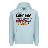 Blue Mist on game day we wear maroon and gold Premium Hoodie - MaliasSmallBusiness