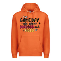 Carrot on game day we wear maroon and gold Premium Hoodie - MaliasSmallBusiness