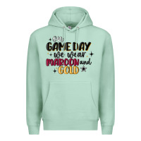 Seafoam on game day we wear maroon and gold Premium Hoodie - MaliasSmallBusiness