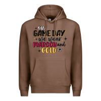 Chestnut on game day we wear maroon and gold Premium Hoodie - MaliasSmallBusiness