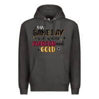 Smoke on game day we wear maroon and gold Premium Hoodie - MaliasSmallBusiness