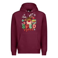 Burgundy sped squad Premium Hoodie - MaliasSmallBusiness