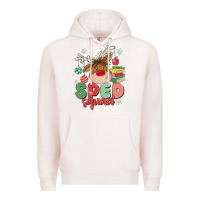 Pale Pink sped squad Premium Hoodie - MaliasSmallBusiness
