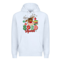 White sped squad Premium Hoodie - MaliasSmallBusiness