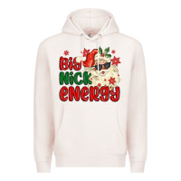 Pale Pink big nick energy Premium Hoodie - MaliasSmallBusiness