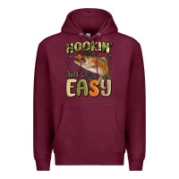Burgundy hookin' ain't easy Premium Hoodie - MaliasSmallBusiness