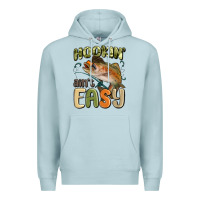 Blue Mist hookin' ain't easy Premium Hoodie - MaliasSmallBusiness