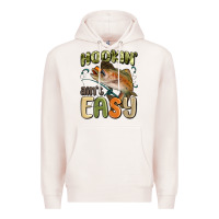 Pale Pink hookin' ain't easy Premium Hoodie - MaliasSmallBusiness