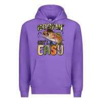 Purple hookin' ain't easy Premium Hoodie - MaliasSmallBusiness