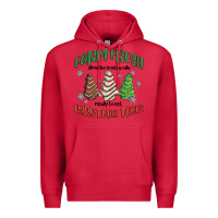 Cardinal farm fresh christmas trees Premium Hoodie - MaliasSmallBusiness