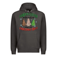 Smoke farm fresh christmas trees Premium Hoodie - MaliasSmallBusiness