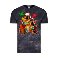 Cloud Black christmas german shepherd Vintage Tee - Artiststas